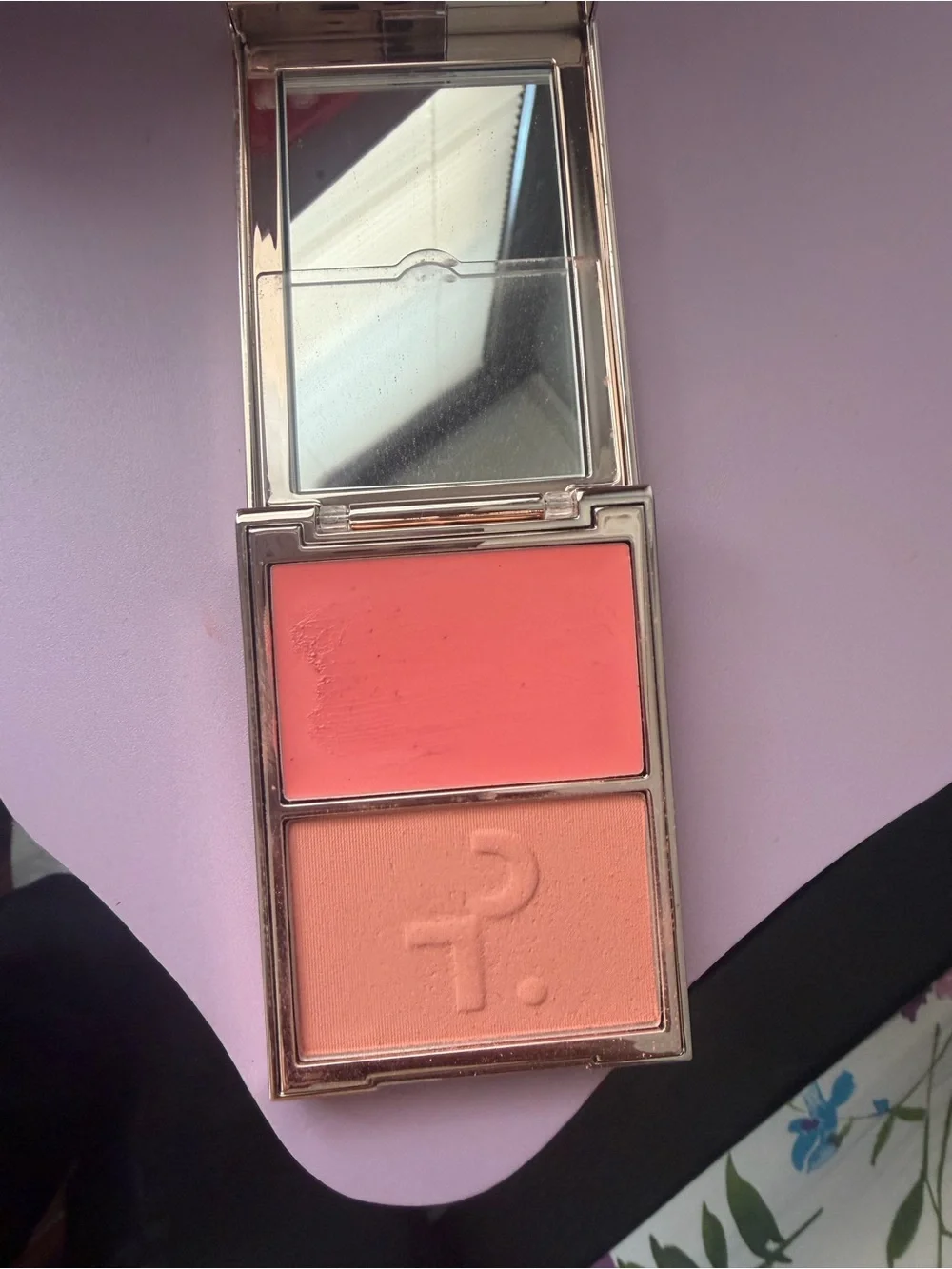 Patrick Ta Double-Take Crème & Powder Blush — Warm Brown Shade